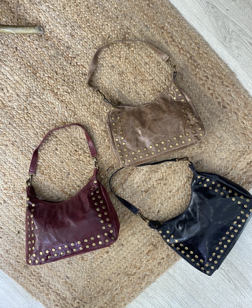 Bolso Piel Tachas