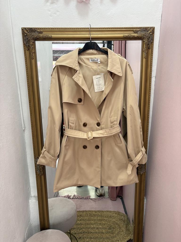 Gabardina camel