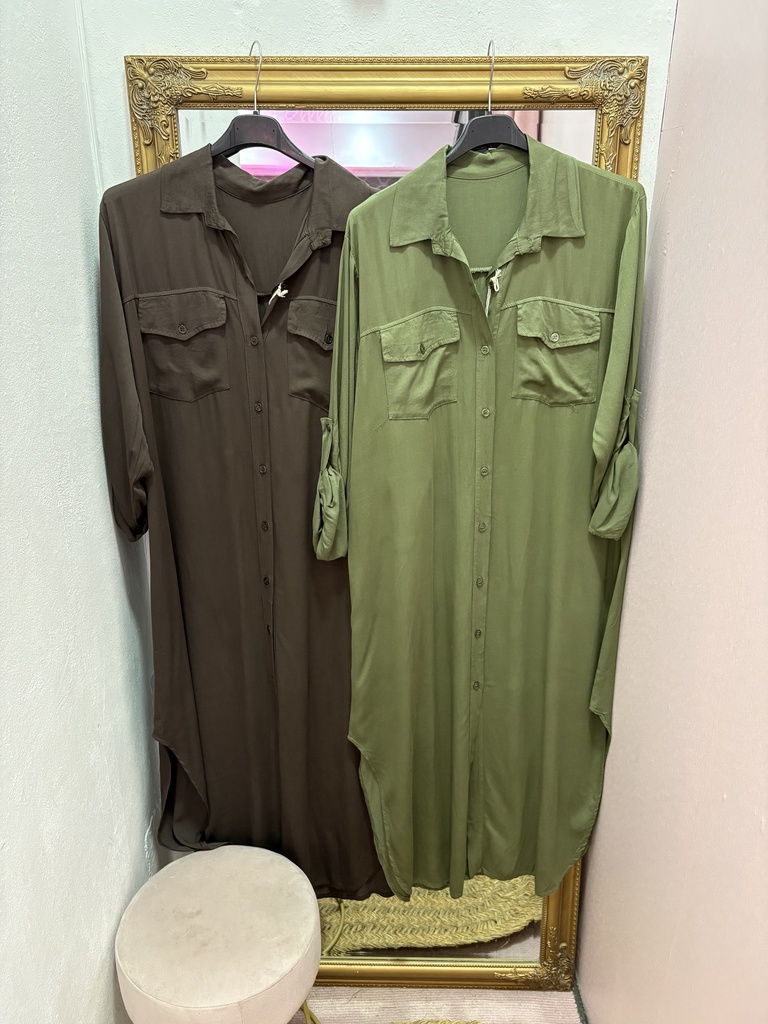 Vestido camisero