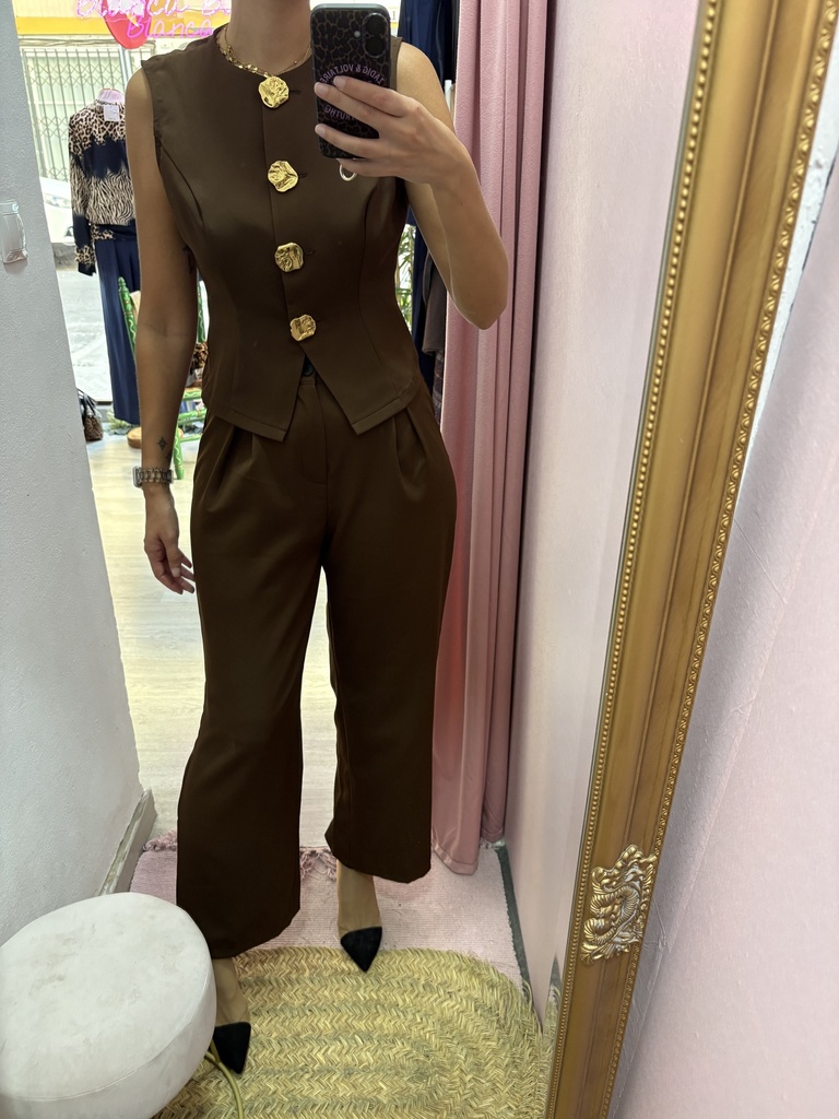 Conjunto Marrón Chocolate