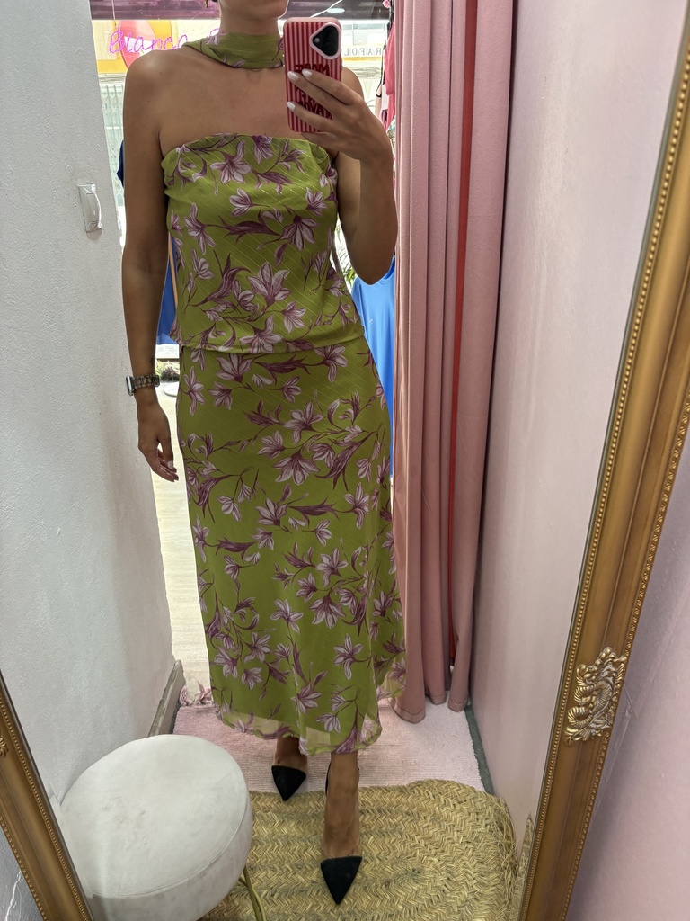 Conjunto eventos verde oliva