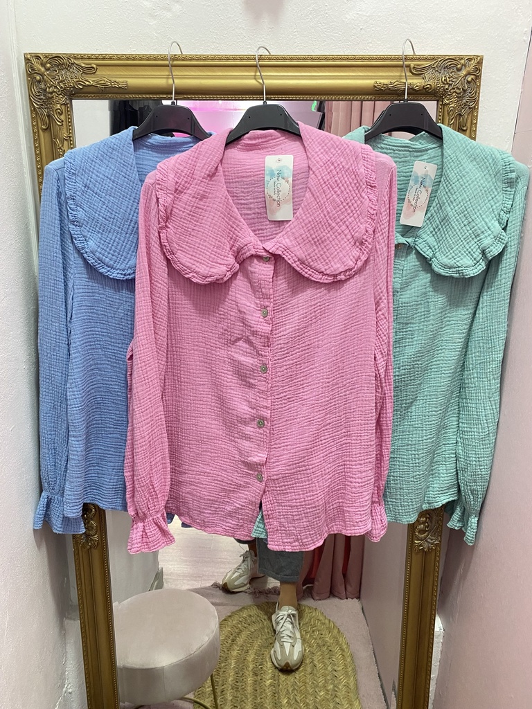 Camisa cuello bebe