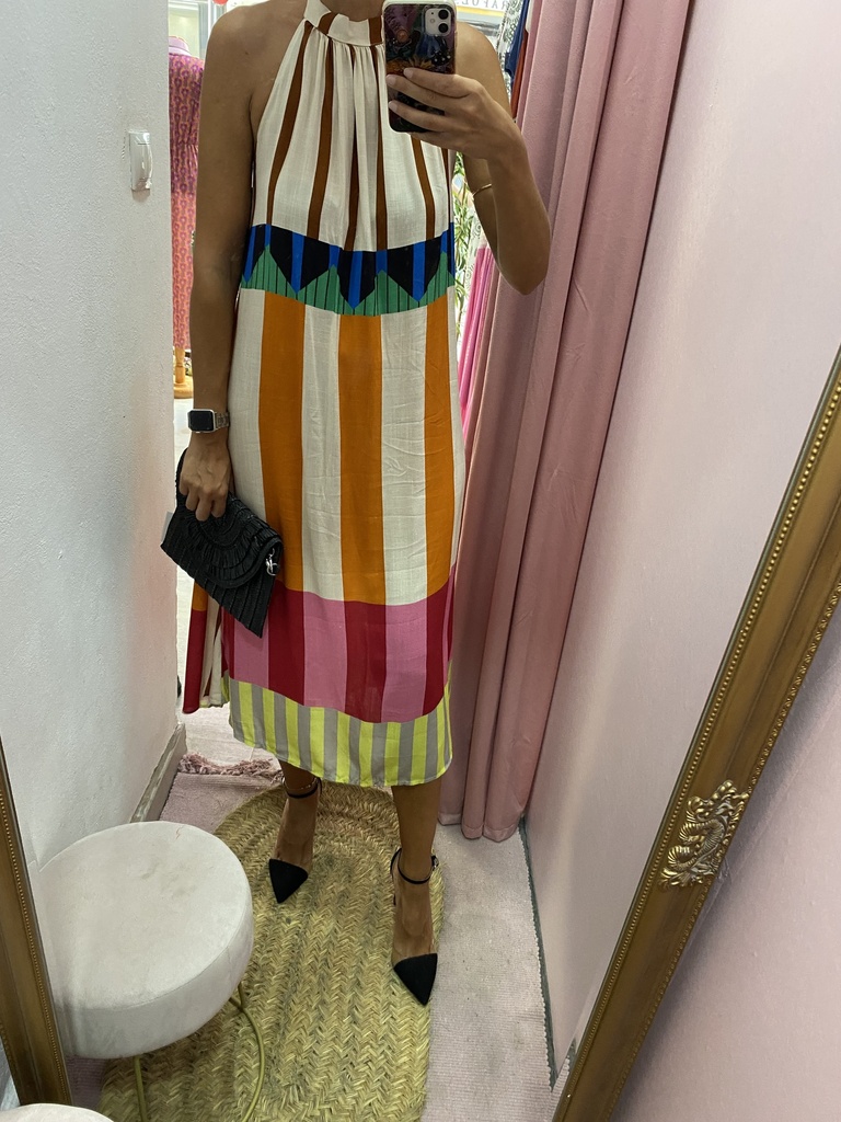 Vestido Africa al cuello