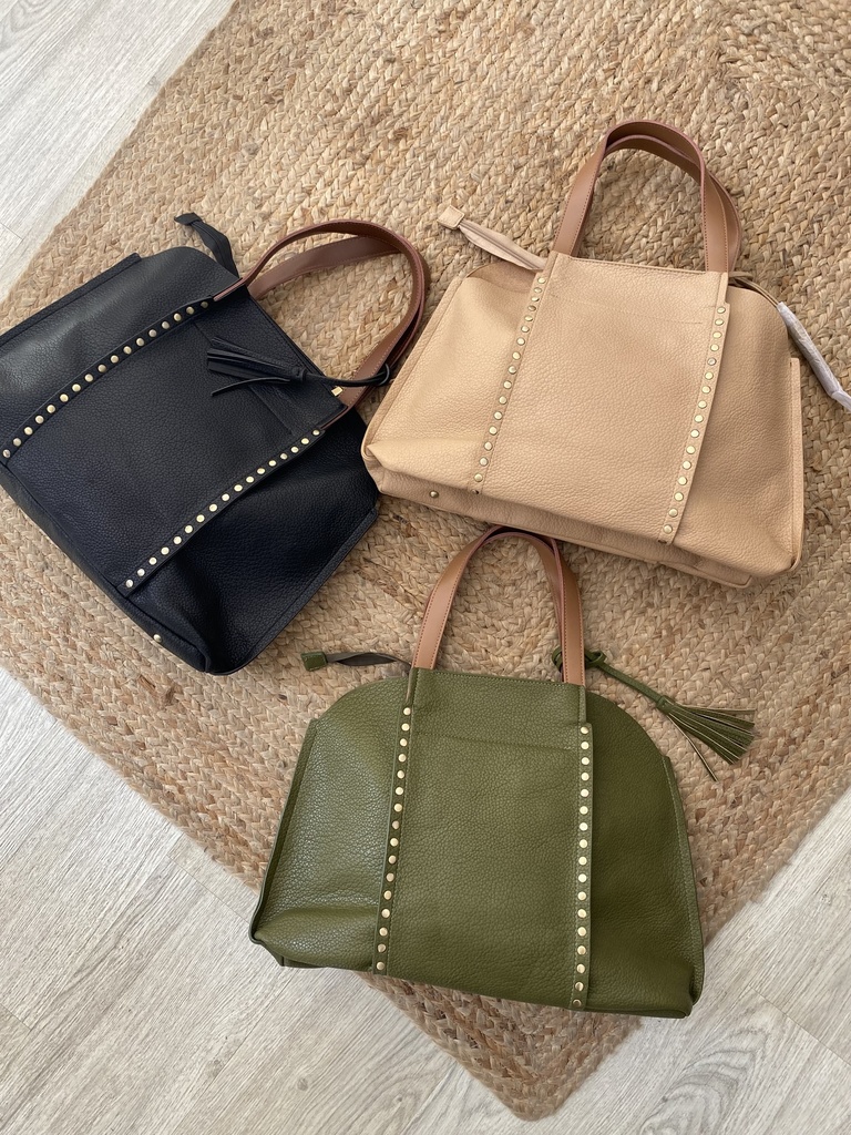 Bolso Shopper tachas