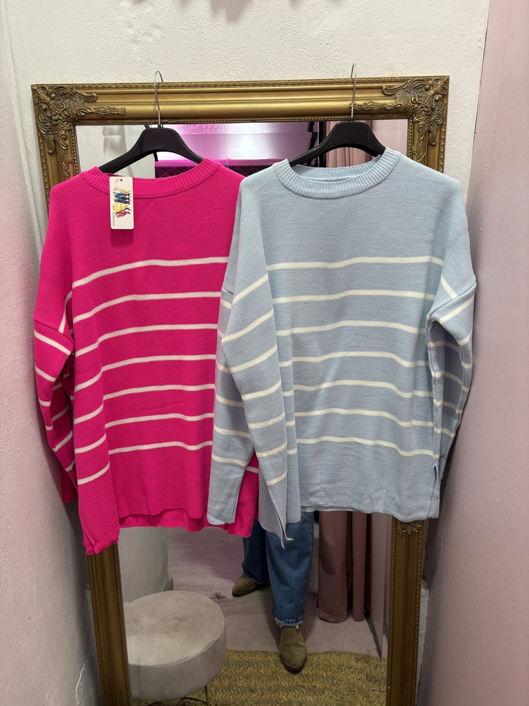 Jersey rayas oversize