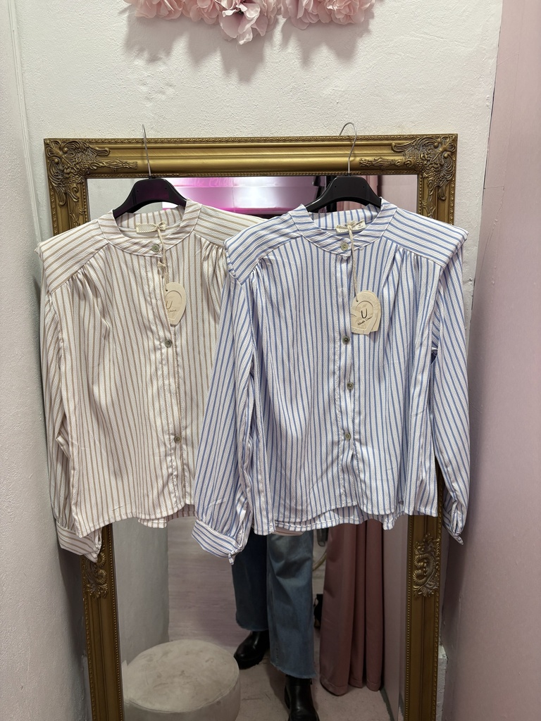 Camisa rayas hombreras